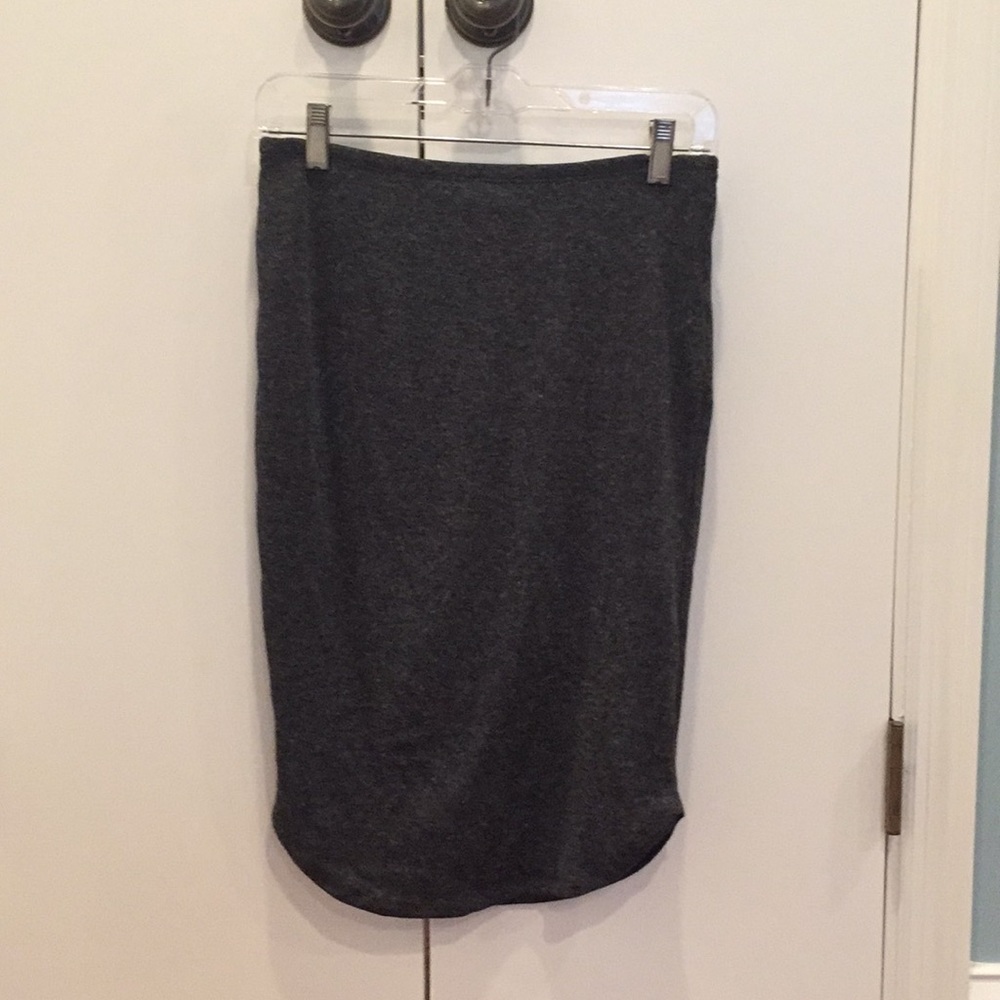 Midi pencil skirt